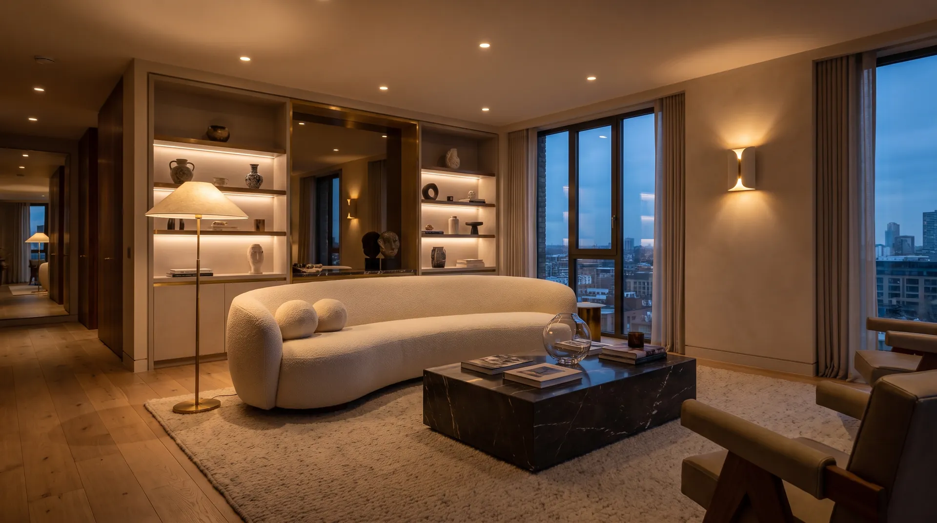 Living room, modern style